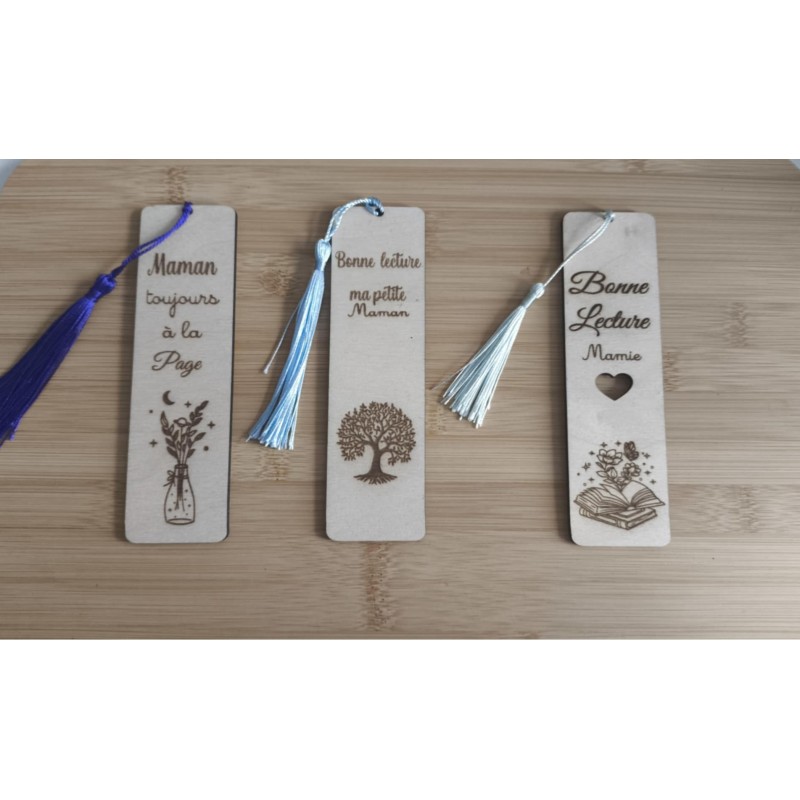 Marque page en bois