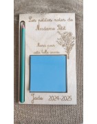 Support en bois pour post-it