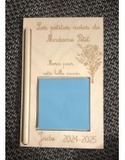 Support en bois pour post-it