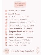 Support en bois pour post-it